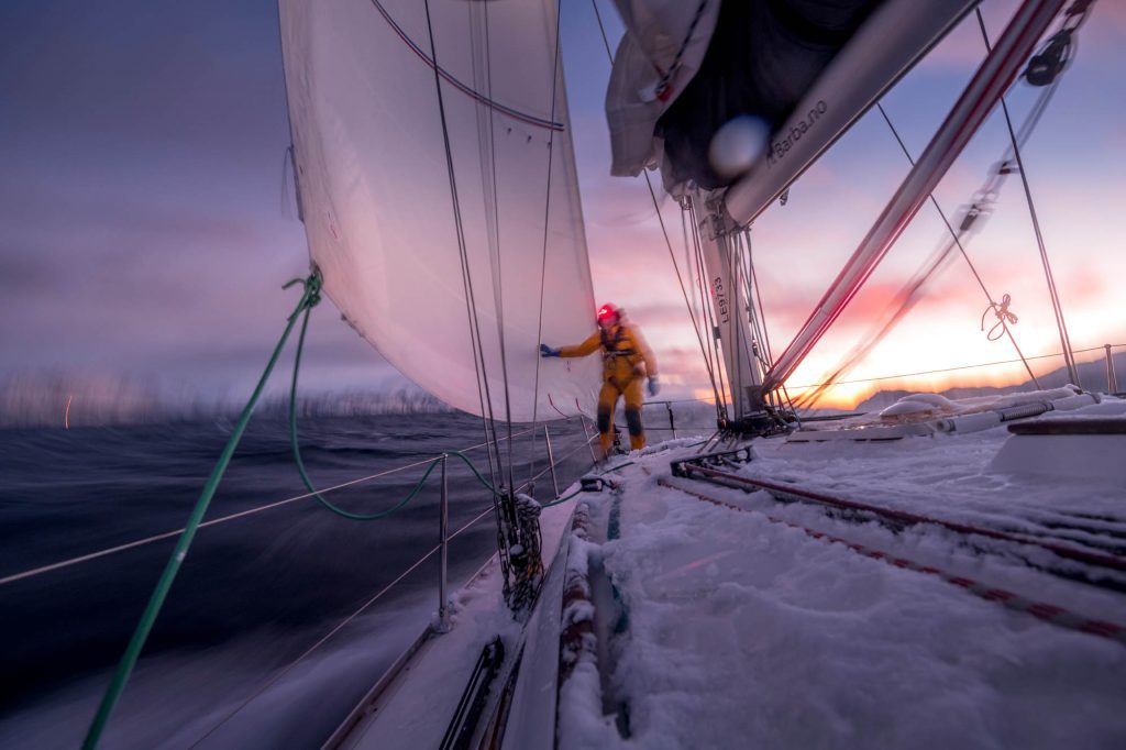 Arctic Circle / Onboard Barba, Norway Onboard Barba, Norway